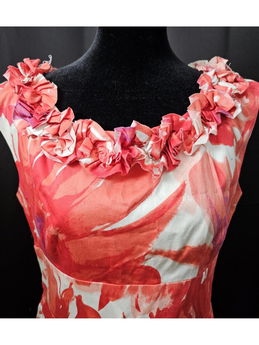 Maggie London Dress Multicolor Womens Size 8 Floral